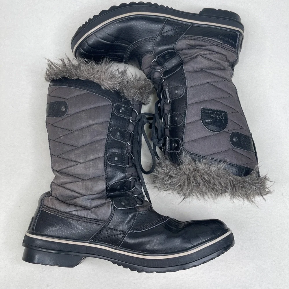 Sorel Tofino II Waterproof Boots Black Stone Size 10.5